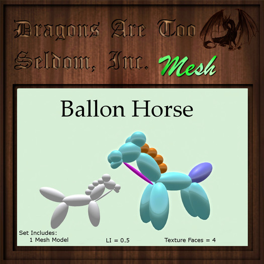DATSI Mesh - Balloon Horse Set