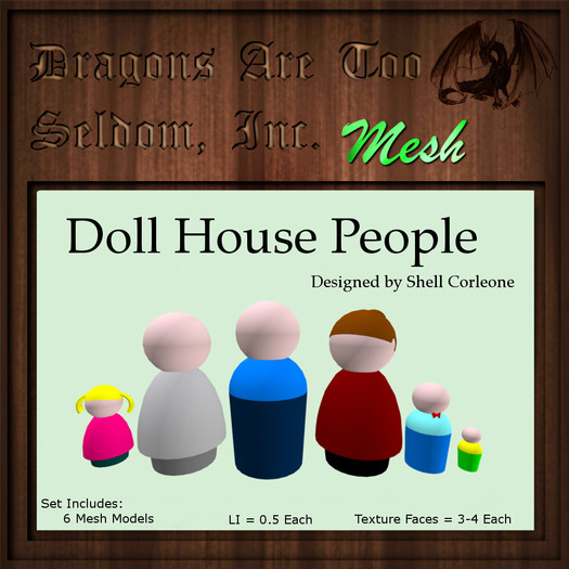 DATSI Mesh - Doll House People Set