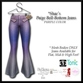 *Shae's Paige Jeans Purple