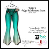 *Shae's Paige Jeans Teal