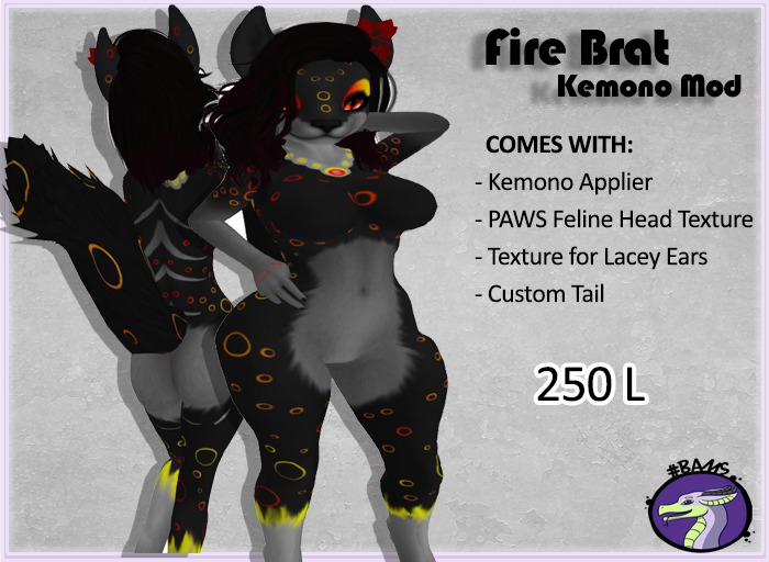 #BAMS Fire Brat Cat