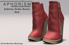 Sabrina ankle boot red