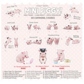 +Half-Deer+ Mini Piggy - Sprawled (Pink)