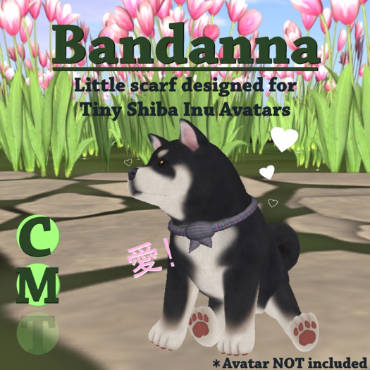 -Little Bandanna- Tiny Shiba Inu