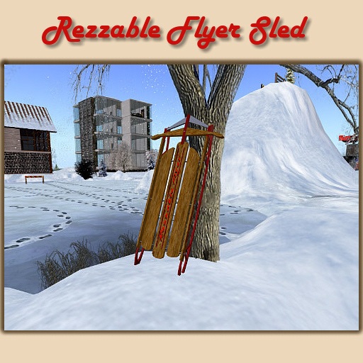 Snow Sled - Rezzable Flyer 