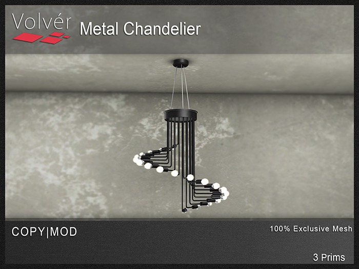 Volver - Metal Chandelier