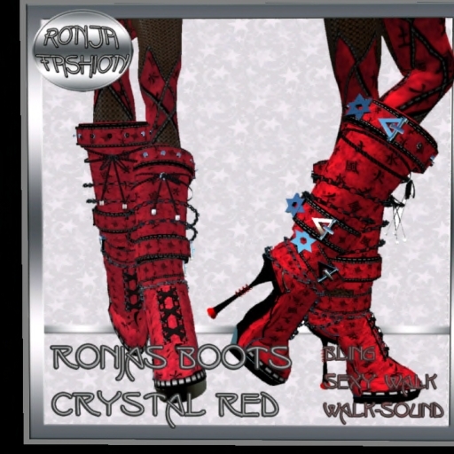 RONJAS Boots Crystal Red
