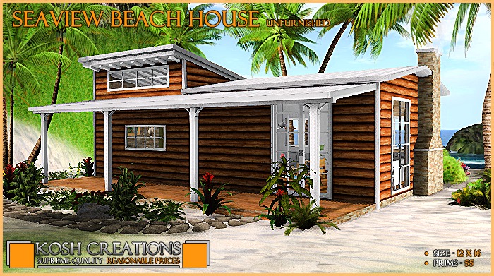 'Sea View' Log Cabin - Unfurnished - BOX