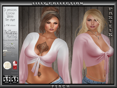 Second Life Marketplace - TS-Lilly-Pastels-Peach