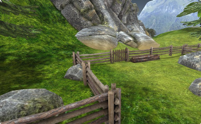 chopped wood fence kit