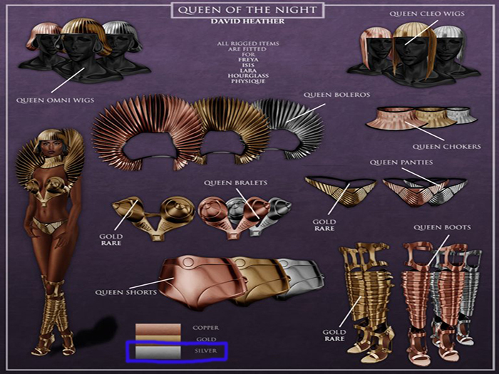 David Heather Queen Silver Complete Set