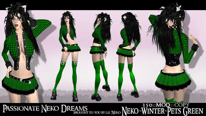 ::PND::Neko-Winter-Pets green