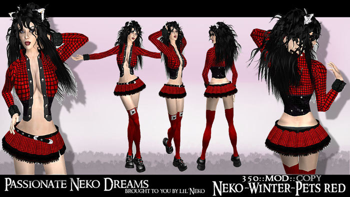 ::PND::Neko-Winter-Pets red