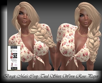 Birgit Mai's Crop Tied Shirt Worn Rose (BOXED)