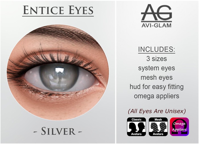 AG. Entice Eyes - Silver