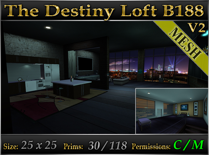 The Destiny Loft B188 V2 - *Fully Furnished* Skybox 