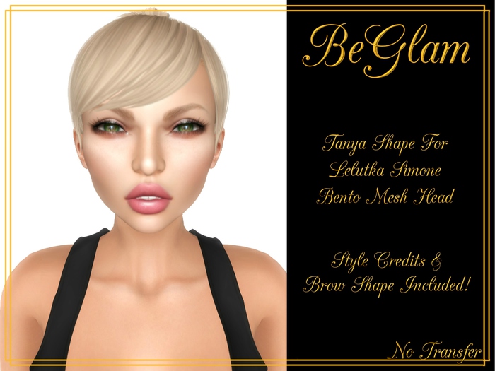 BeGlam ~ Tanya Lelutka Simone Bento Shape