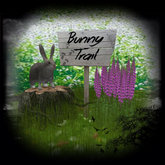 ~BO~Bunny Trail Sign w decor 4 Prims sign only 2 Prims