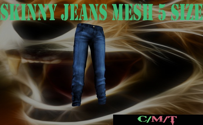 OY! Mesh Skinny Jeans