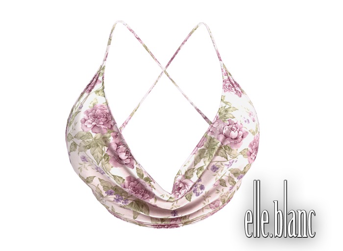 EB cowl top roses mauve 