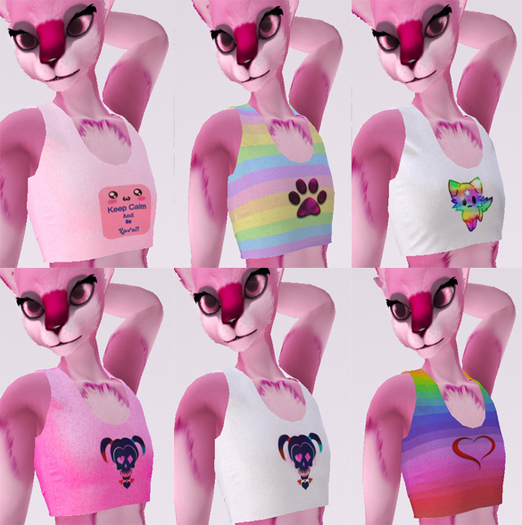 White Ravin Creations - Solarian Femboy Tank Top Mod