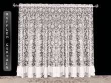 Ruffled Curtain - Lace1 - Double-Retractable