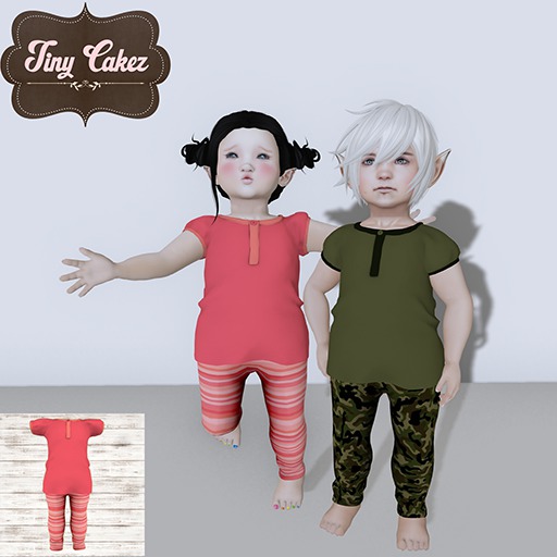 {TC} Pound Cake PJs- Stripe