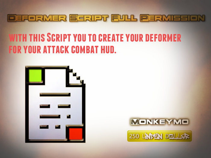 Deformer *Script* Full Permssion - Monkeymo