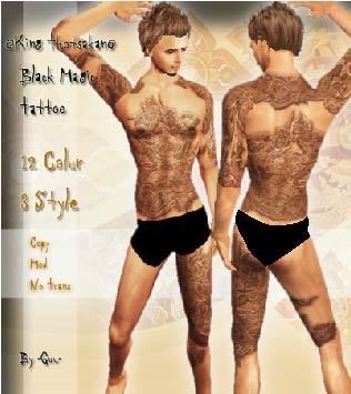 -=((Guu))=- King-V Thotsakan Black Magic Tattoo Sexy Fashion