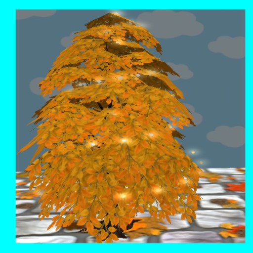 [FP] Lighted Autumn Orange Tree