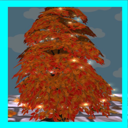 [FP] Lighted Red Autumn Tree
