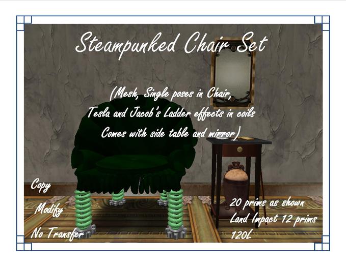 Steampunked Chair set
