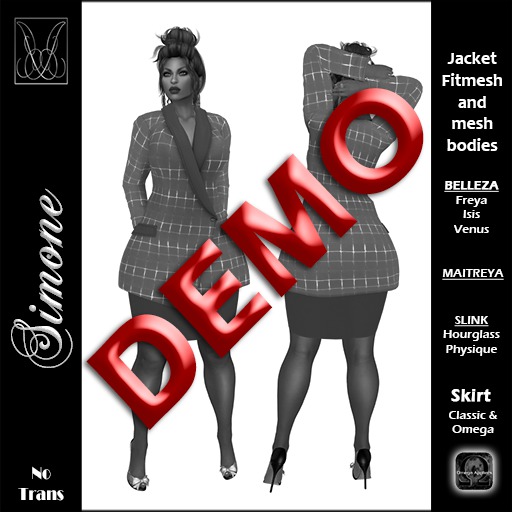~JCD Simone Mesh Blazer DEMO (bagged)