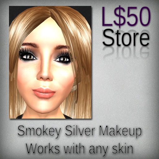 Silver Smokeyes makeup
