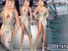 Bella moda scintillio silver gold dress shoes outfit