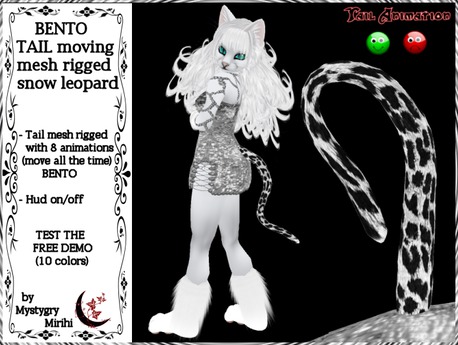 Second Life Marketplace - DEMO free BENTO Tail for Woman, Men, Cat ...