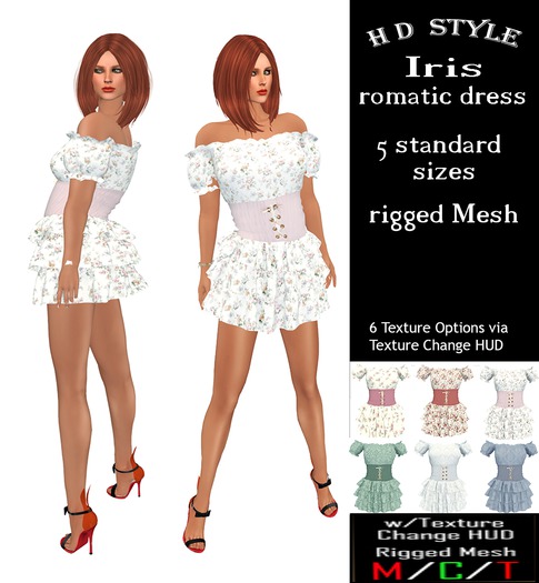 Iris dress with Texture Change HUD