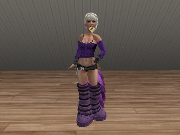 Mischievious Kitty Outfit *Purple