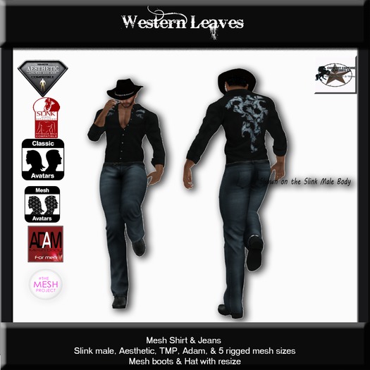 Country Couture Western Leaves