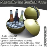 % Marcello Ice Bucket (yellow) *MESH*