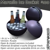 %Marcello Ice Bucket (purple) *MESH* Delivery Box