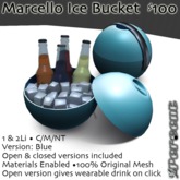 % Marcello Ice Bucket (blue) *MESH*