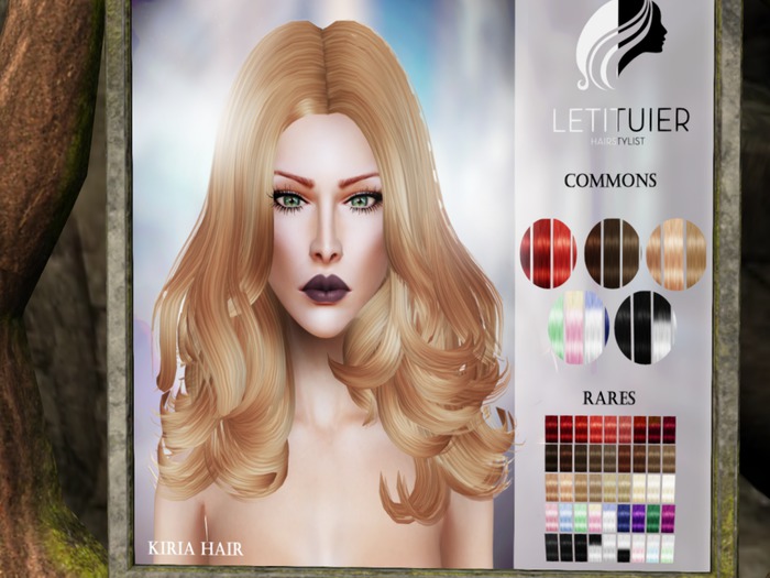 {Letituier} Kiria Hair - Reds GACHA