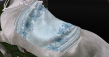 Rococo- Viona Sky (double stripe) saddlepad