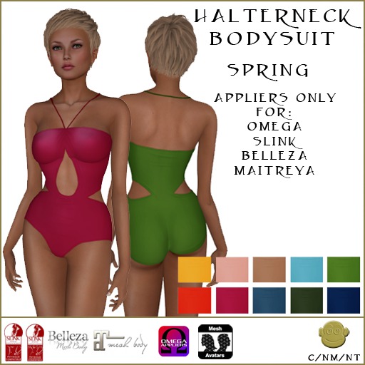 BM Halterneck Bodysuit Spring