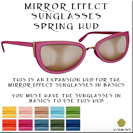 BM Mirror Effect Sunglasses Spring HUD