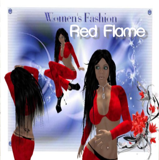 Women's Red Flame