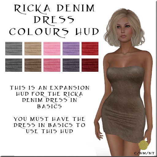 BM Ricka Denim Dress Colours HUD