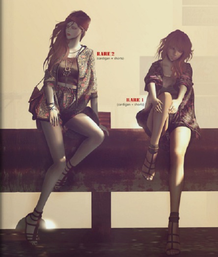 *_M.birdie Story_*street boho look_set2 S RARE