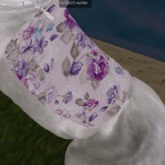 Rococo - Liliac floral saddlepad
